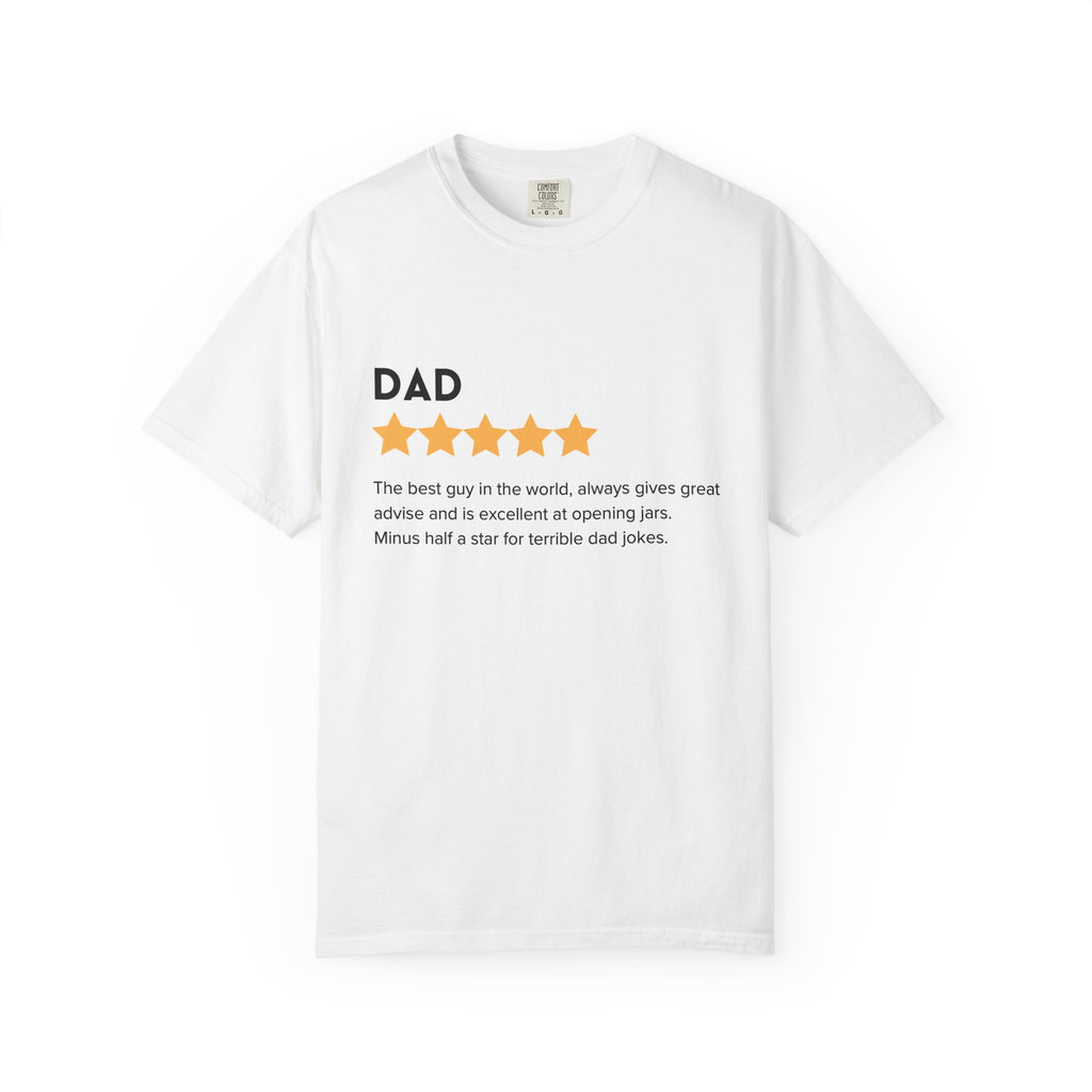 Dad 5-Star Review T-Shirt — Funny Father’s Day Gift