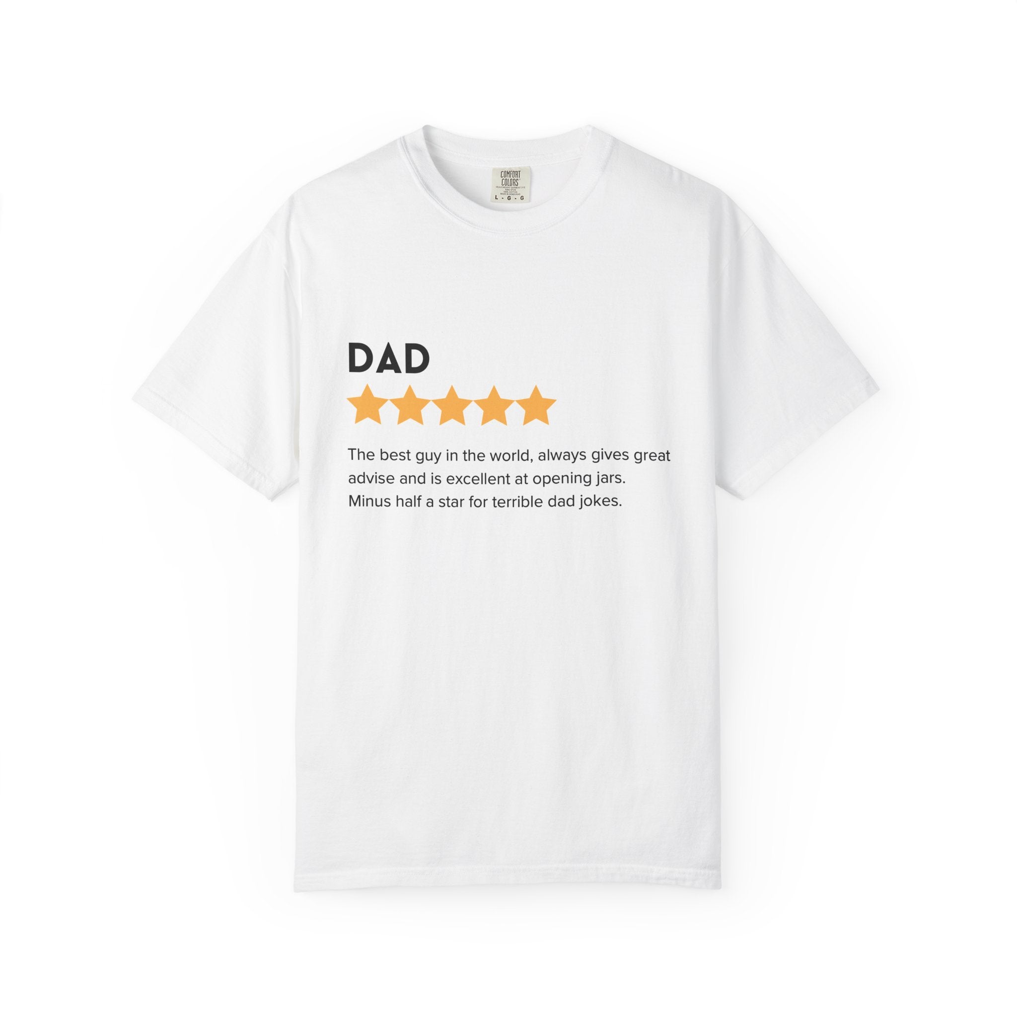 Dad 5-Star Review T-Shirt — Funny Father’s Day Gift