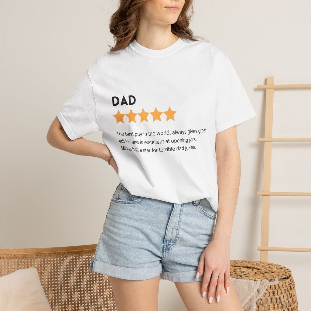 Dad 5-Star Review T-Shirt — Funny Father’s Day Gift